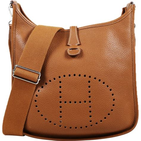 hermes brown leather bag|brown hermes leather bags.